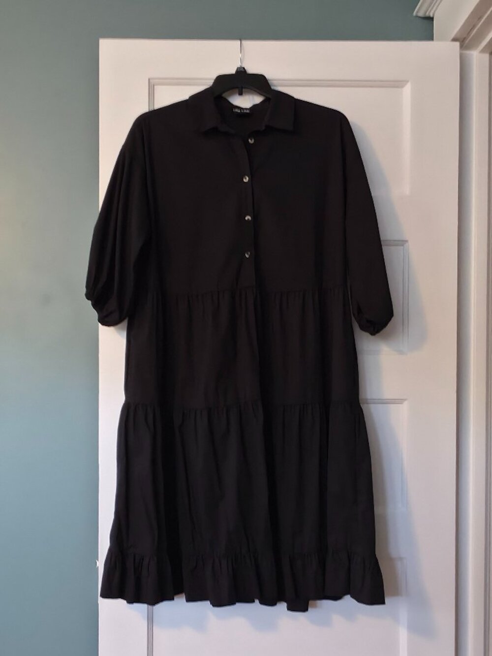 City Chic Black Shirtdress in Excellent Condition!